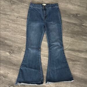Chelsea & Violet Girls' Medium Wash Flare Jeans Size 14